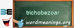 WordMeaning blackboard for trichobezoar